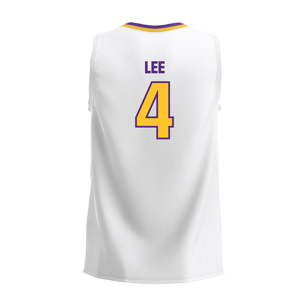 LSU - NCAA Women's Volleyball : Angie Lee - White Volleyball Jersey