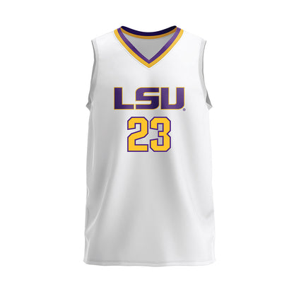 LSU - NCAA Women's Volleyball : Jade Demps - White Volleyball Jersey