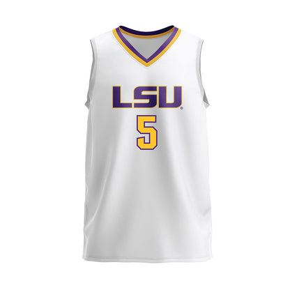 LSU - NCAA Women's Volleyball : Jurnee Robinson - White Volleyball Jersey