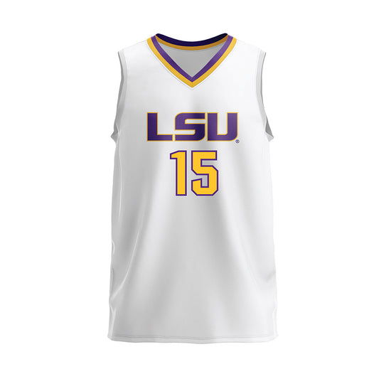 LSU - NCAA Women's Volleyball : Lauren Brooker - White Volleyball Jersey-0