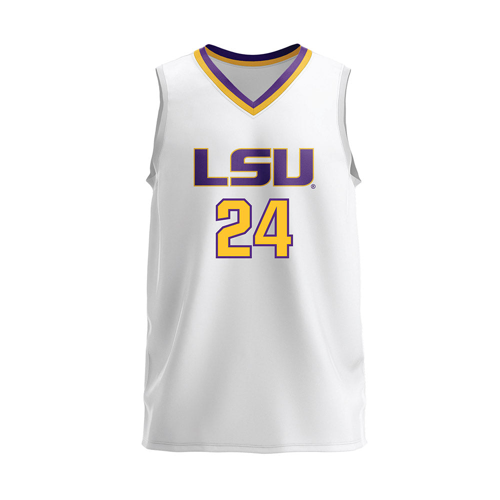 LSU - NCAA Women's Volleyball : Tatum Finlason - White Volleyball Jersey