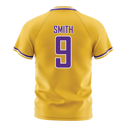 LSU - NCAA Women's Soccer : Amy Smith - Gold Soccer Jersey-1