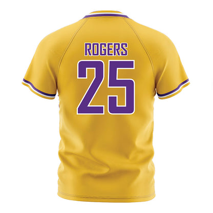 LSU - NCAA Women's Soccer : Senai Rogers - Gold Soccer Jersey-1