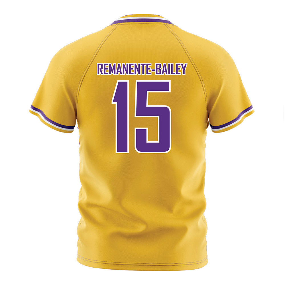 LSU - NCAA Women's Soccer : Sariyah Remanente-Bailey - Gold Soccer Jersey-1