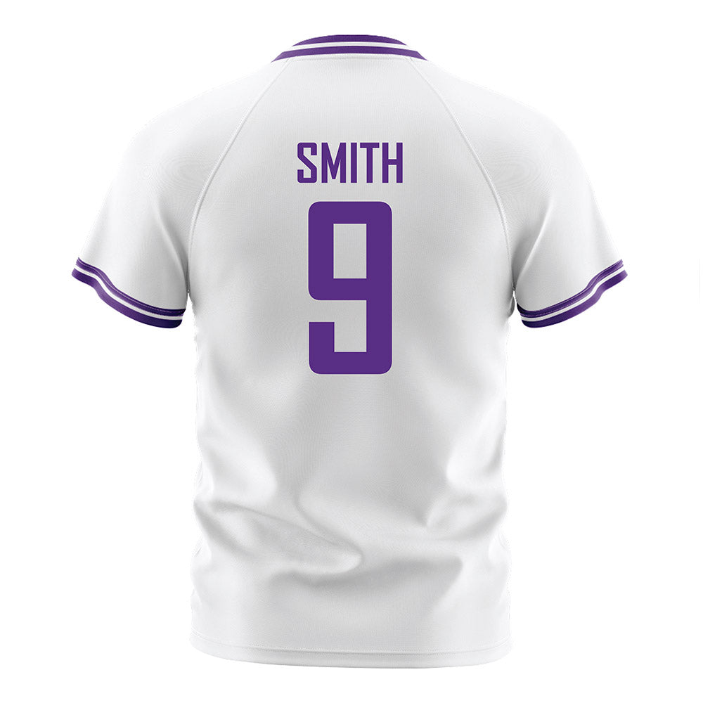 LSU - NCAA Women's Soccer : Amy Smith - White Soccer Jersey-1