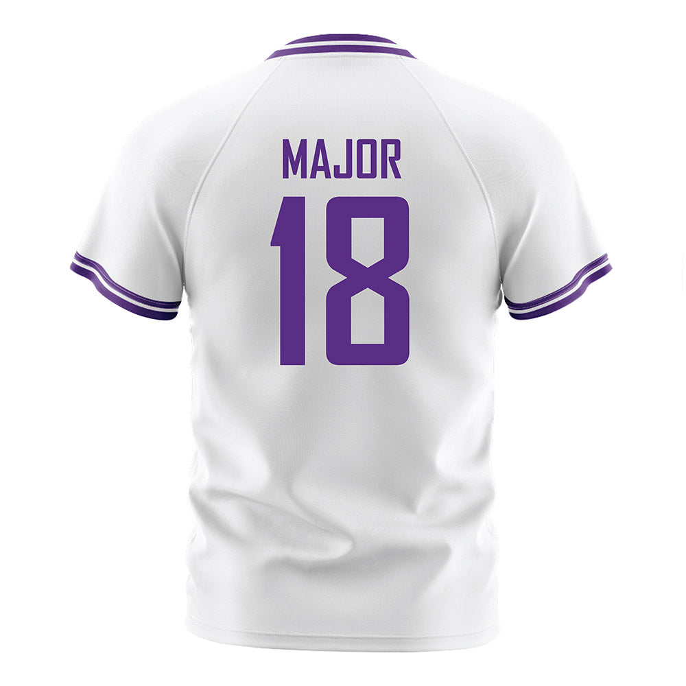 LSU - NCAA Women's Soccer : Kelsey Major - White Soccer Jersey-1