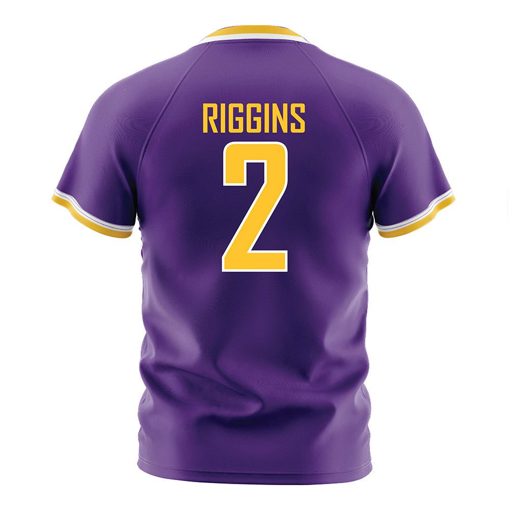 LSU - NCAA Women's Soccer : Alicia Riggins - Purple Soccer Jersey