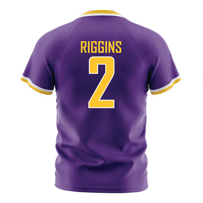 LSU - NCAA Women's Soccer : Alicia Riggins - Purple Soccer Jersey