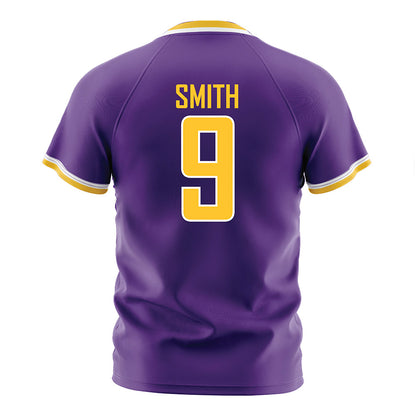 LSU - NCAA Women's Soccer : Amy Smith - Purple Soccer Jersey-1