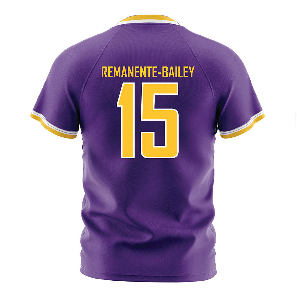 LSU - NCAA Women's Soccer : Sariyah Remanente-Bailey - Purple Soccer Jersey-1
