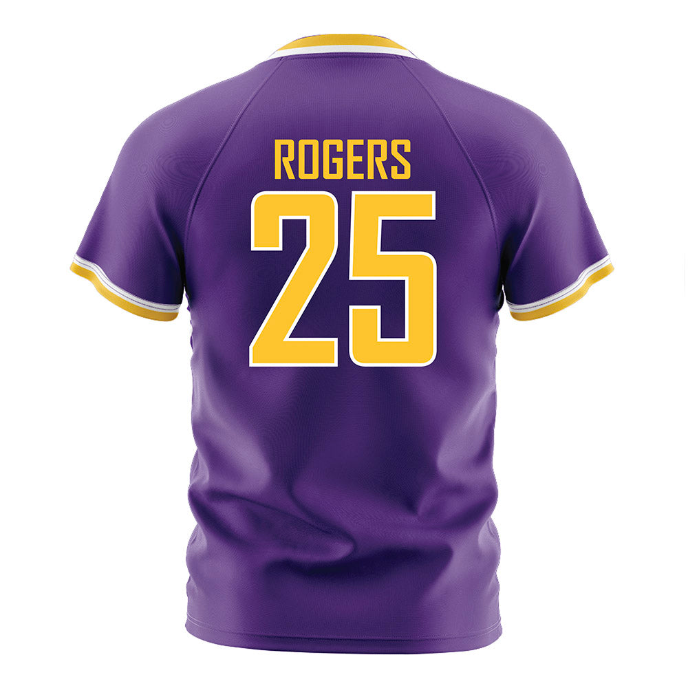 LSU - NCAA Women's Soccer : Senai Rogers - Purple Soccer Jersey-1