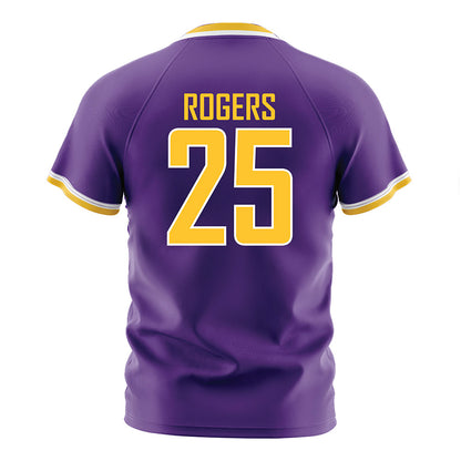 LSU - NCAA Women's Soccer : Senai Rogers - Purple Soccer Jersey-1