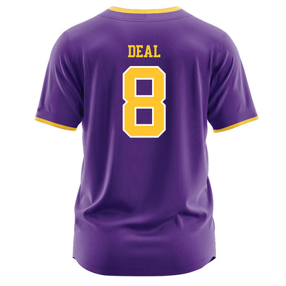 LSU - NCAA Softball : Cali Deal - Purple Jersey-1