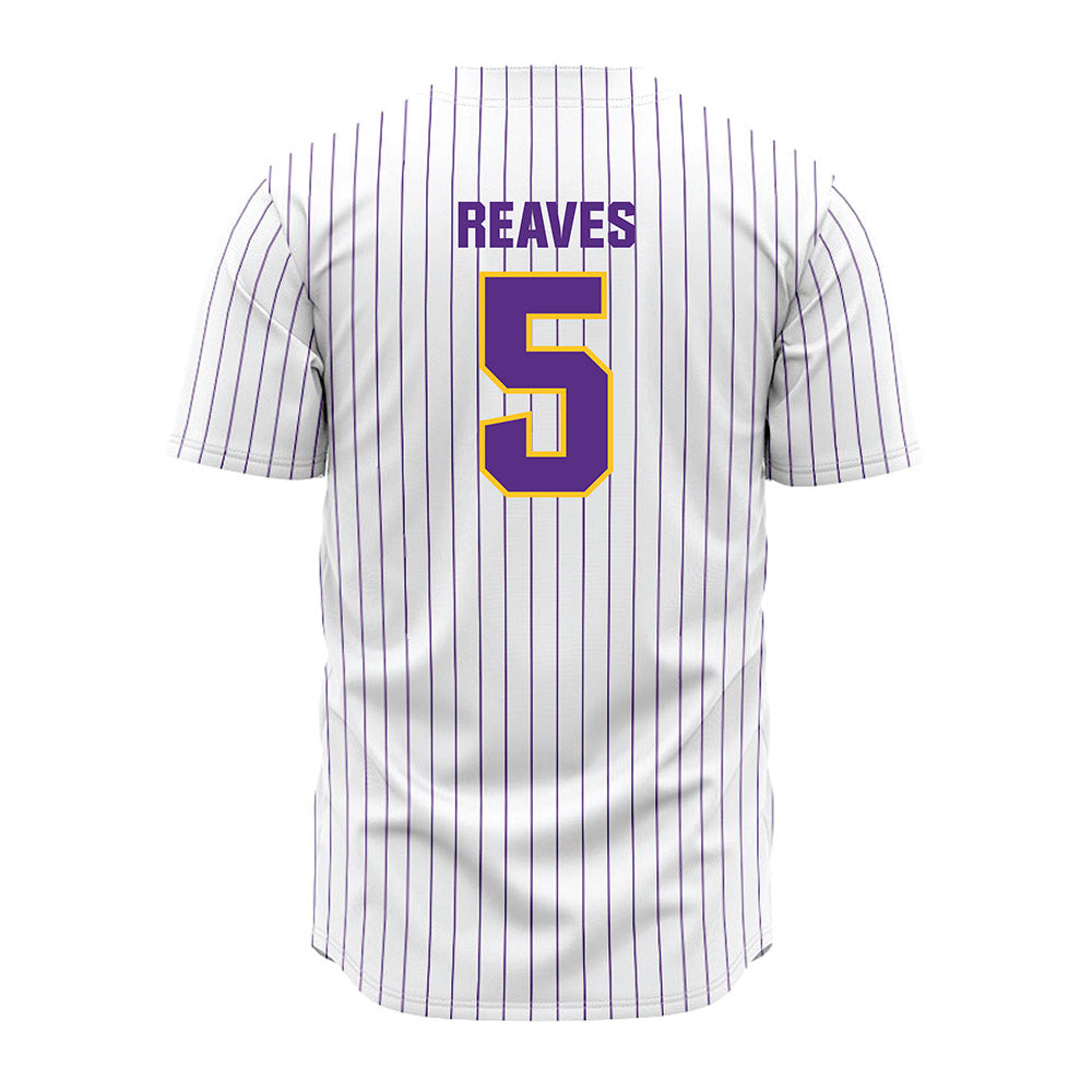 LSU - NCAA Baseball : Tanner Reaves - White Jersey