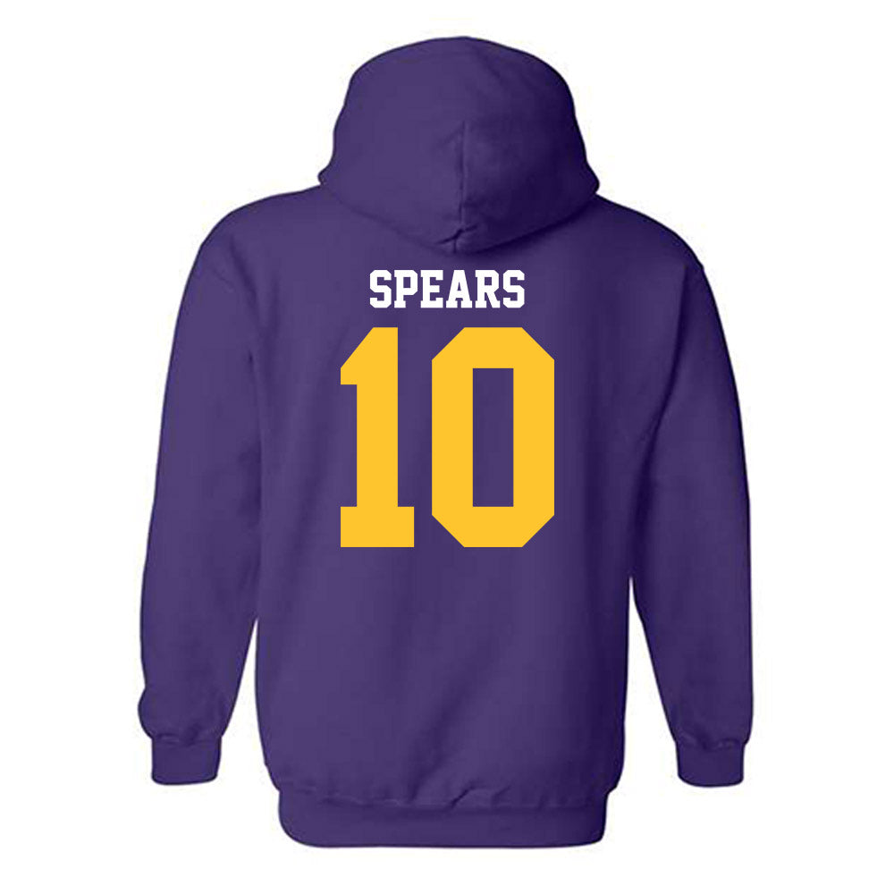 LSU - NCAA Football : Dashawn Spears - Sports Shersey Hooded Sweatshirt-1