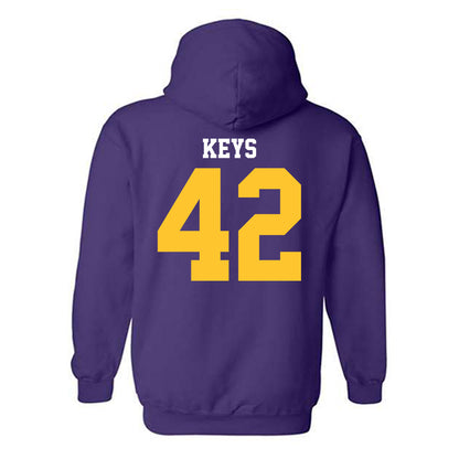 LSU - NCAA Football : Davhon Keys - Sports Shersey Hooded Sweatshirt