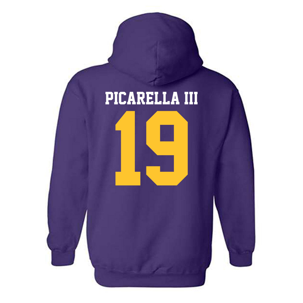 LSU - NCAA Football : Emile Picarella III - Sports Shersey Hooded Sweatshirt-1