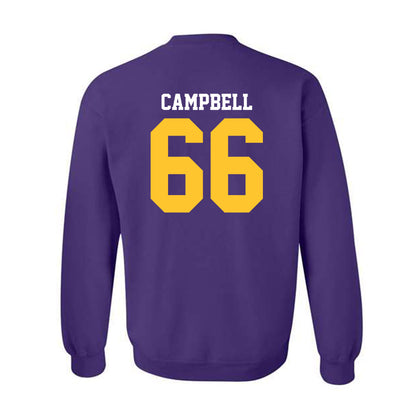 LSU - NCAA Football : Will Campbell - Sports Shersey Crewneck Sweatshirt