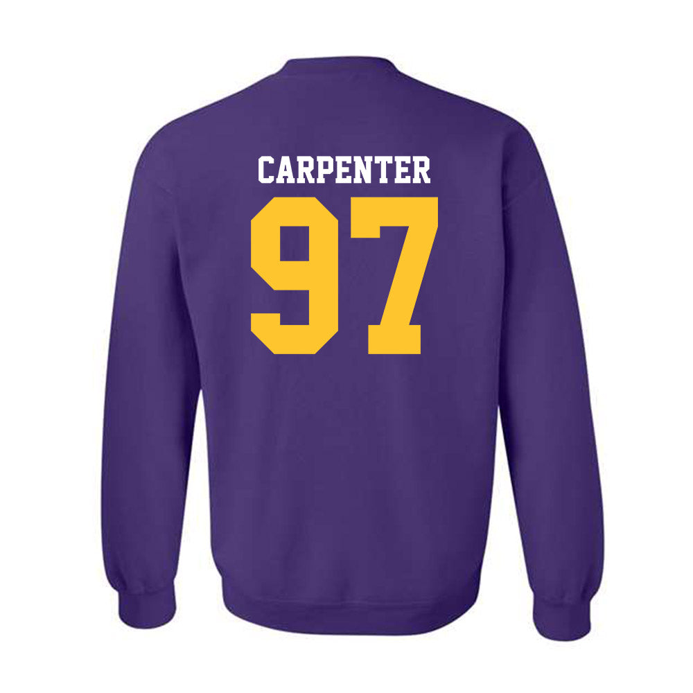 LSU - NCAA Football : Dylan Carpenter - Sports Shersey Crewneck Sweatshirt-1