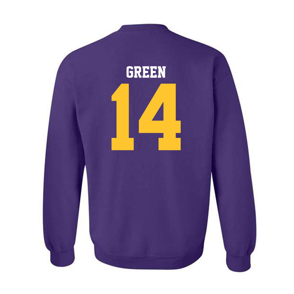 LSU - NCAA Football : Trey'Dez Green - Sports Shersey Crewneck Sweatshirt