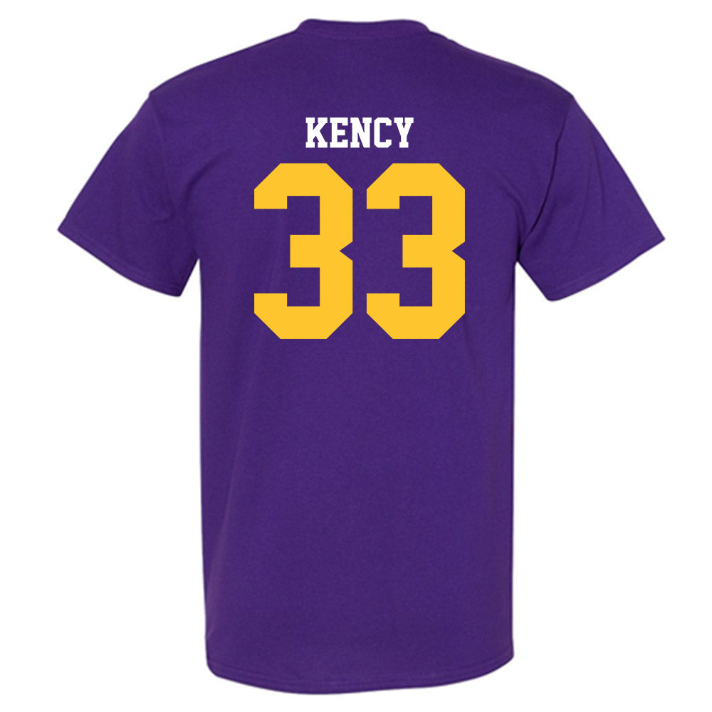 LSU - NCAA Football : David Kency - Sports Shersey T-Shirt-1