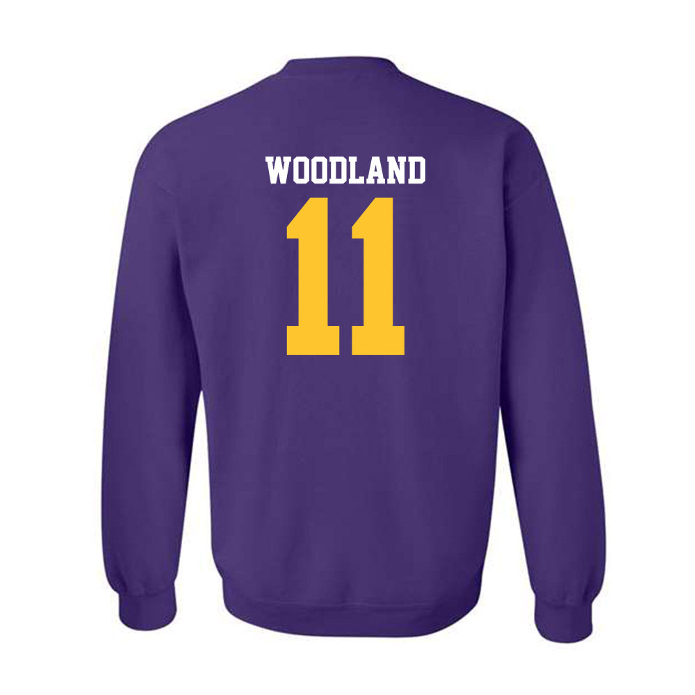 LSU - NCAA Football : PJ Woodland - Sports Shersey Crewneck Sweatshirt