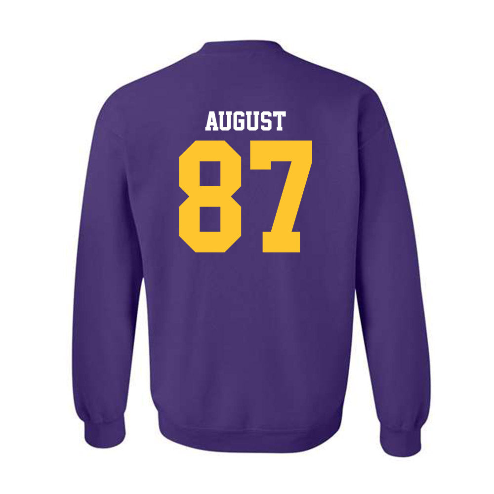 LSU - NCAA Football : Joey August - Sports Shersey Crewneck Sweatshirt