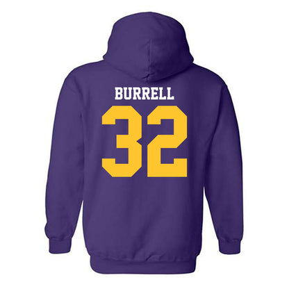 LSU - NCAA Football : Aeron Burrell - Sports Shersey Hooded Sweatshirt