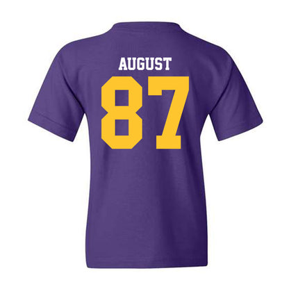 LSU - NCAA Football : Joey August - Sports Shersey Youth T-Shirt