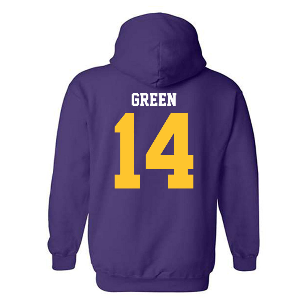 LSU - NCAA Football : Trey'Dez Green - Sports Shersey Hooded Sweatshirt