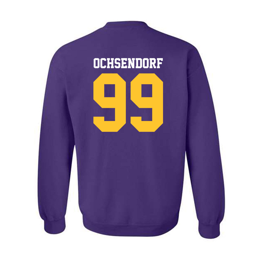 LSU - NCAA Football : Blake Ochsendorf - Sports Shersey Crewneck Sweatshirt