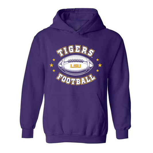 LSU - NCAA Football : Keylan Moses - Sports Shersey Hooded Sweatshirt-0