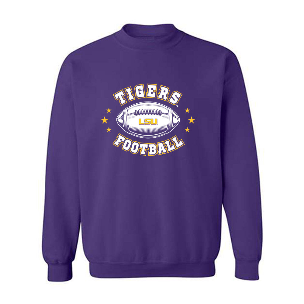 LSU - NCAA Football : Joey August - Sports Shersey Crewneck Sweatshirt