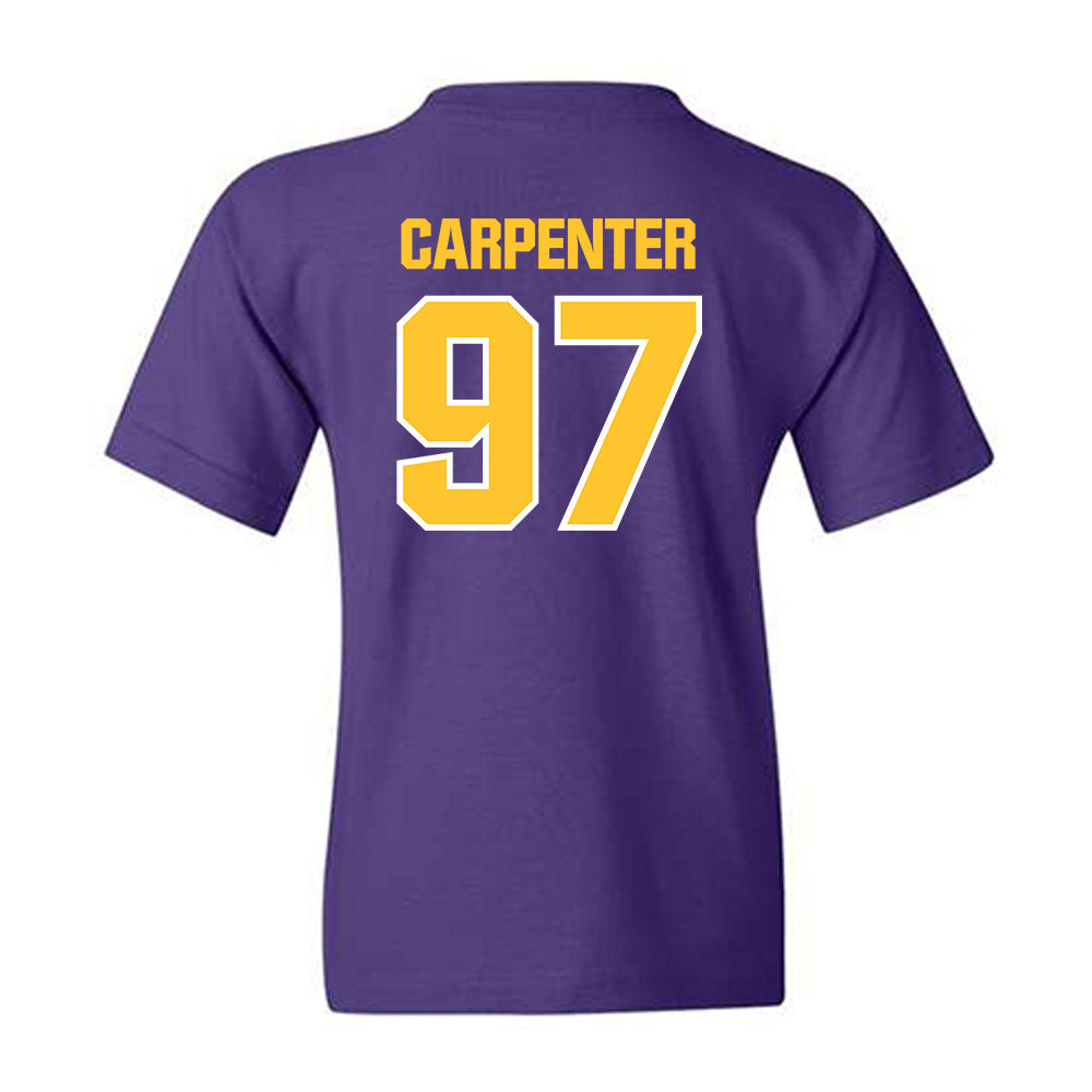 LSU - NCAA Football : Dylan Carpenter - Sports Shersey Youth T-Shirt-1