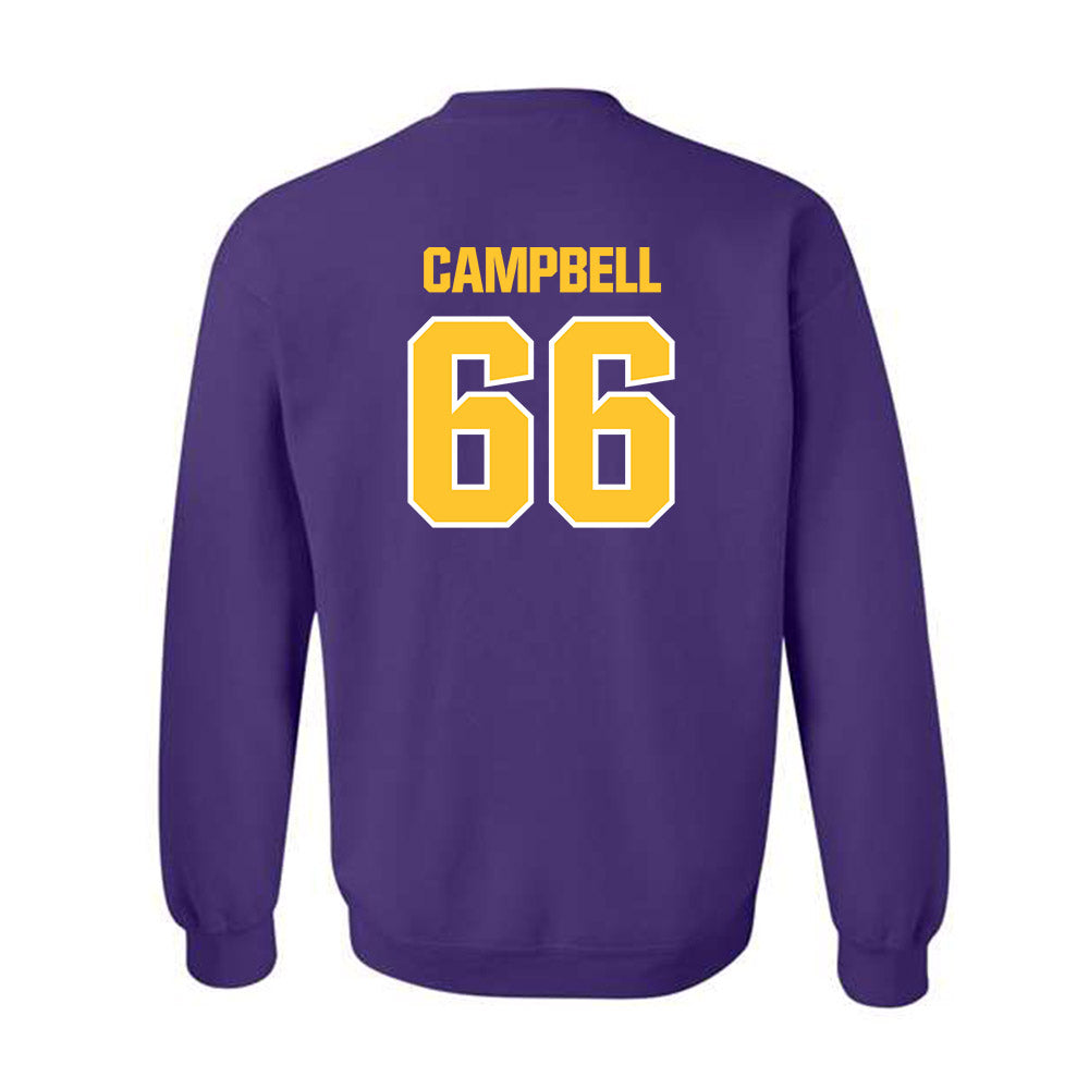 LSU - NCAA Football : Will Campbell - Sports Shersey Crewneck Sweatshirt