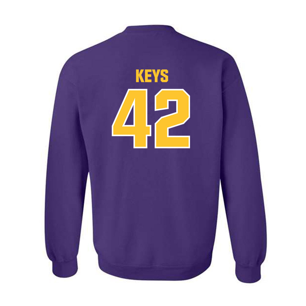 LSU - NCAA Football : Davhon Keys - Sports Shersey Crewneck Sweatshirt