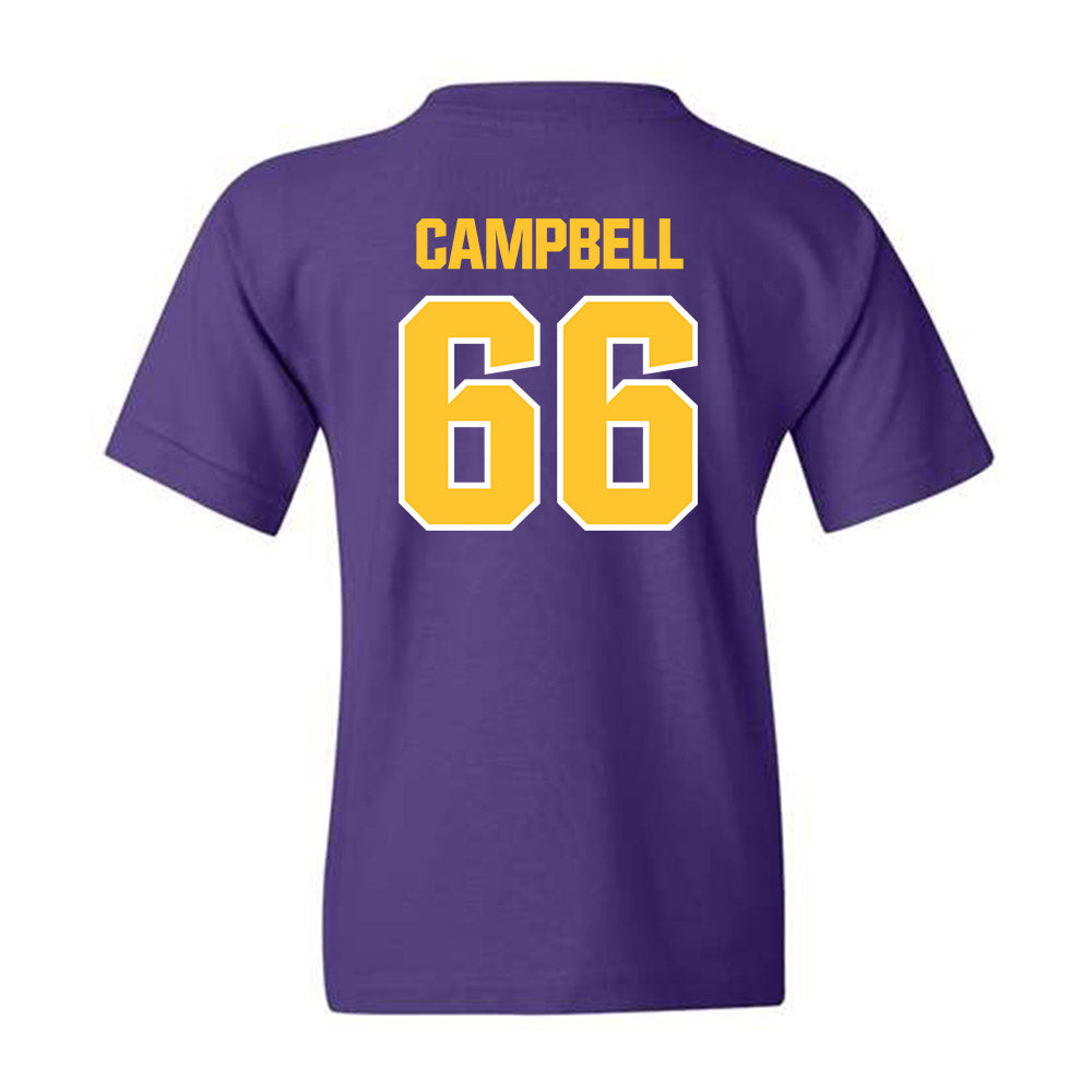 LSU - NCAA Football : Will Campbell - Sports Shersey Youth T-Shirt