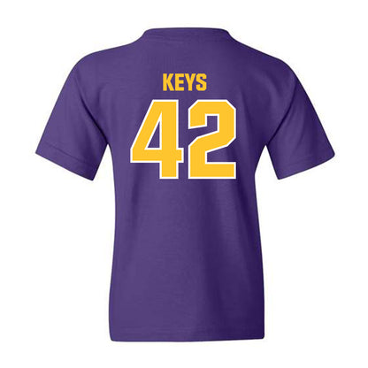 LSU - NCAA Football : Davhon Keys - Sports Shersey Youth T-Shirt