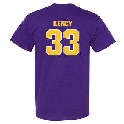 LSU - NCAA Football : David Kency - Sports Shersey T-Shirt-1