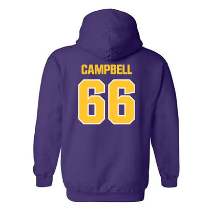 LSU - NCAA Football : Will Campbell - Sports Shersey Hooded Sweatshirt