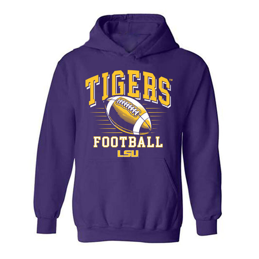 LSU - NCAA Football : Aeron Burrell - Sports Shersey Hooded Sweatshirt