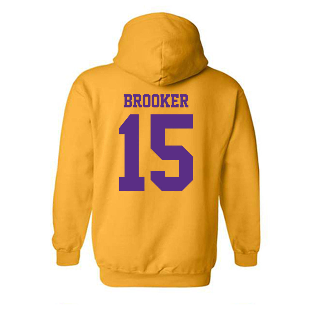 LSU - NCAA Women's Volleyball : Lauren Brooker - Sports Shersey Hooded Sweatshirt-1