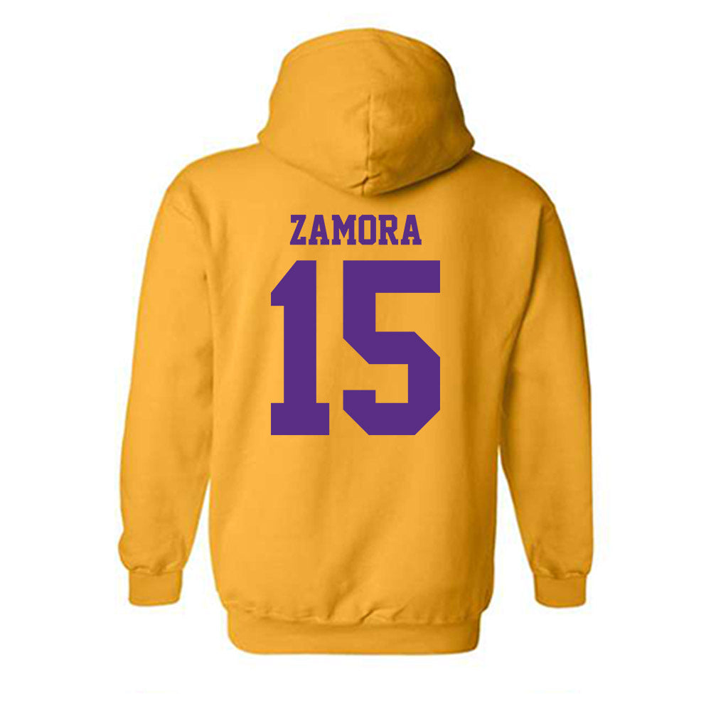 LSU - NCAA Women's Volleyball : Bri Zamora - Sports Shersey Hooded Sweatshirt