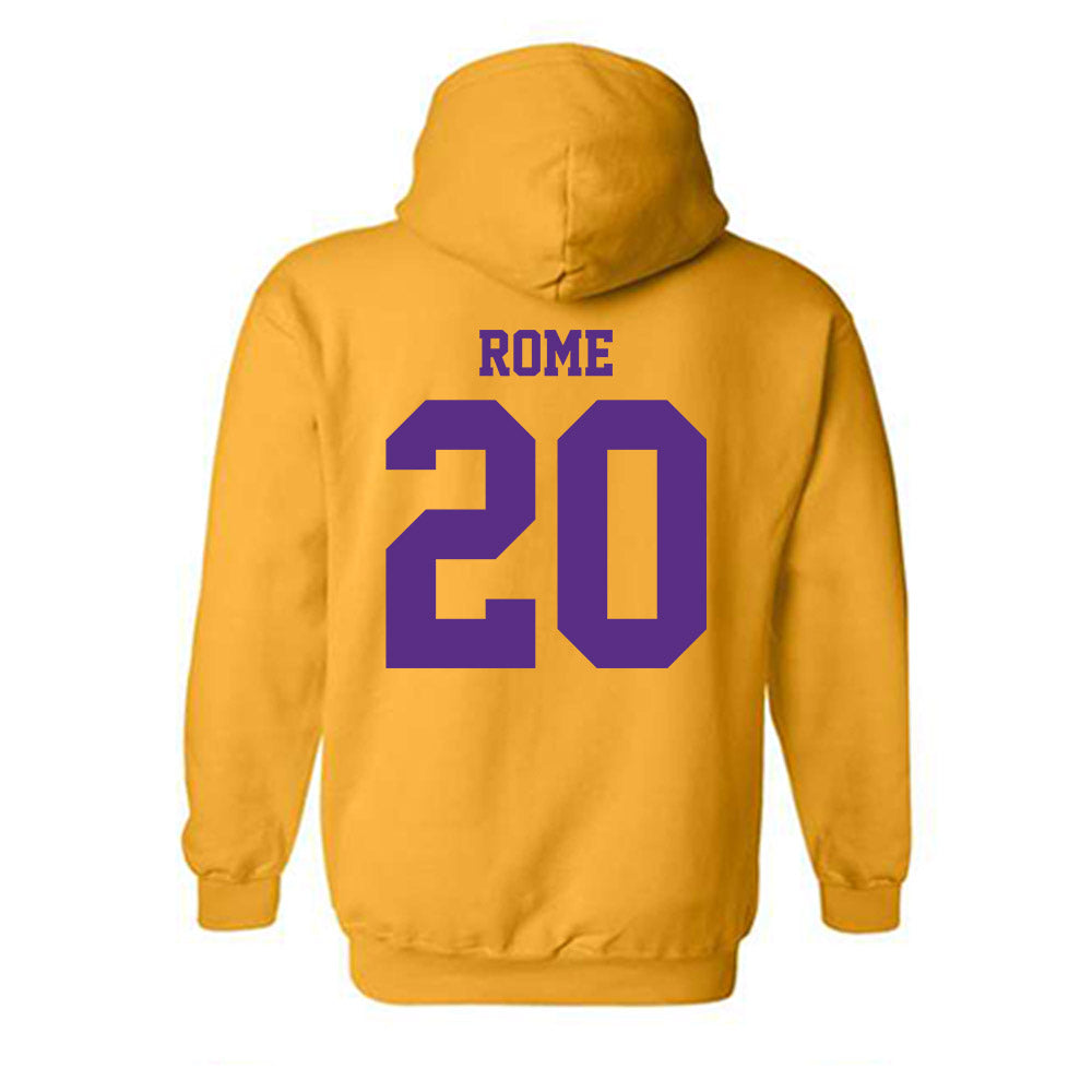 LSU - NCAA Women's Volleyball : Mika Rome - Sports Shersey Hooded Sweatshirt