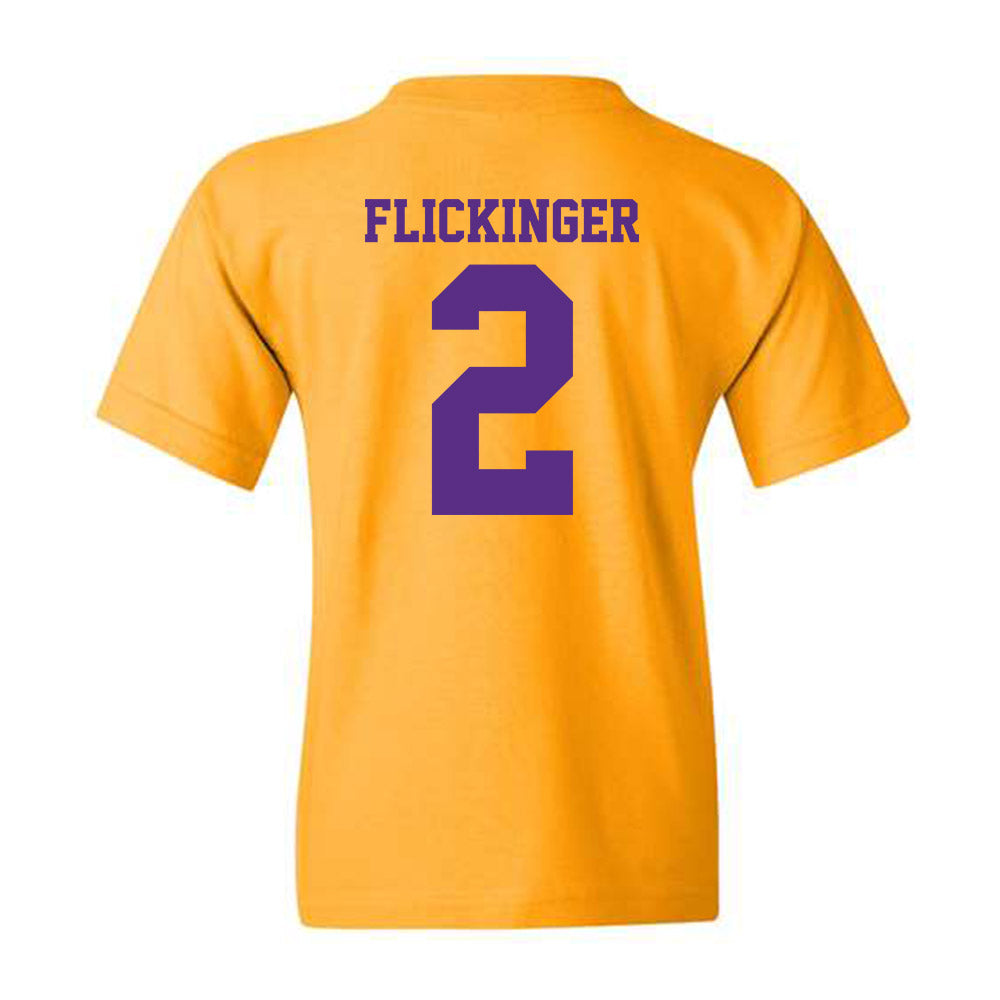 LSU - NCAA Women's Volleyball : Paige Flickinger - Sports Shersey Youth T-Shirt