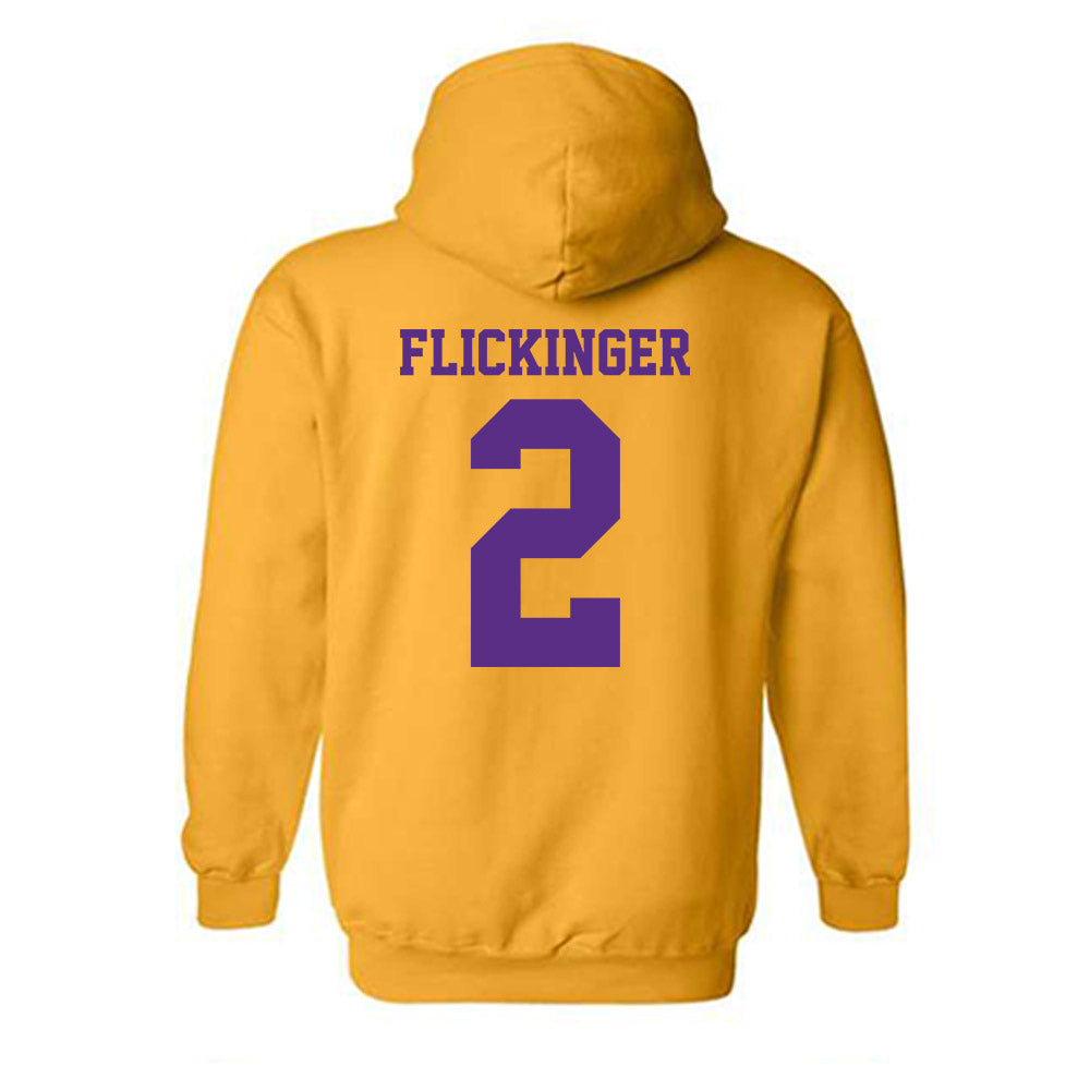 LSU - NCAA Women's Volleyball : Paige Flickinger - Sports Shersey Hooded Sweatshirt