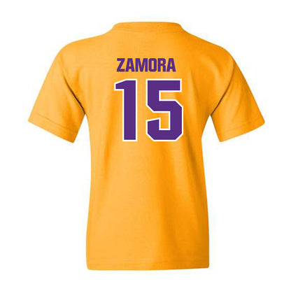 LSU - NCAA Women's Volleyball : Bri Zamora - Sports Shersey Youth T-Shirt