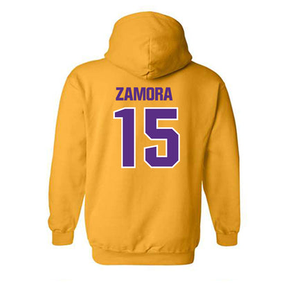 LSU - NCAA Women's Volleyball : Bri Zamora - Sports Shersey Hooded Sweatshirt