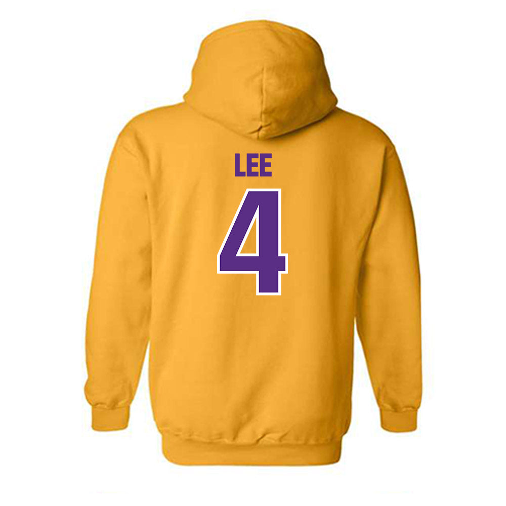 LSU - NCAA Women's Volleyball : Angie Lee - Sports Shersey Hooded Sweatshirt-1