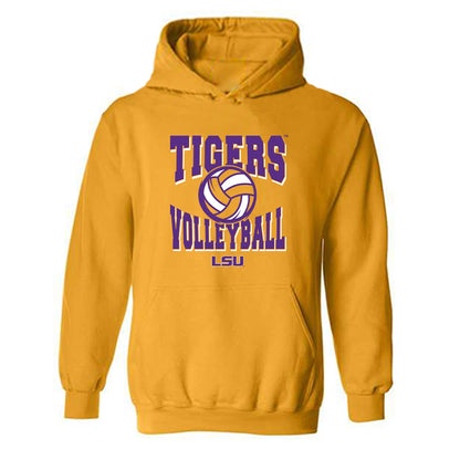 LSU - NCAA Women's Volleyball : Lauren Brooker - Sports Shersey Hooded Sweatshirt-0